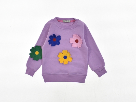 RENKLİ PAPATYALAR SWEAT  3-4-5-6-7  YAŞ