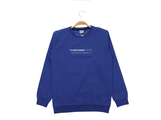 GENTLEMAN ENJEKSİYON BASKILI SWEAT TİŞÖRT  9-10-11-12  YAŞ
