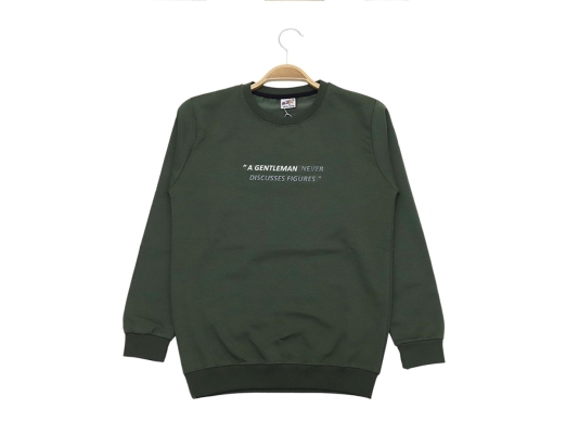 GENTLEMAN ENJEKSİYON BASKILI SWEAT TİŞÖRT  9-10-11-12  YAŞ