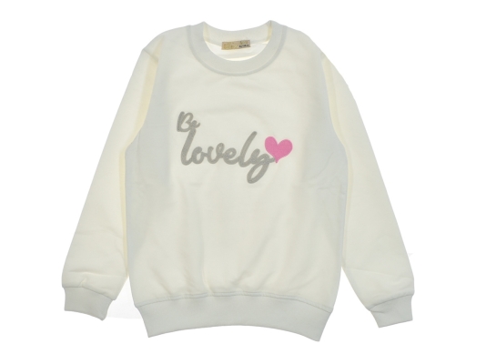 LOVELY NAKIŞLI SWEAT 5-6-7-8  YAŞ