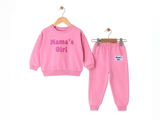 MAMAS GİRL BASKILI TAKIM 12-18-24  AY
