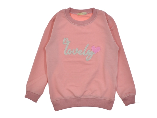 LOVELY NAKIŞLI SWEAT-9-10-11-12  YAŞ